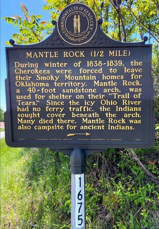 Mantle Rock (1/2 Mile) Marker image. Click for full size.