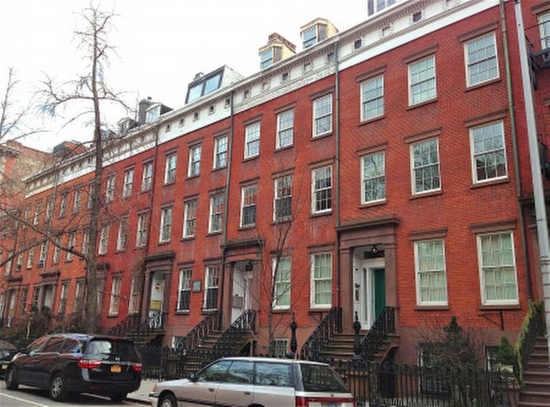The loveliest stretch of houses in old Chelsea image. Click for more information.