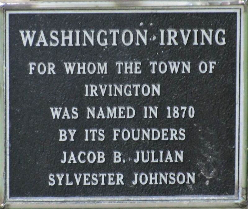 Washington Irving Marker image. Click for full size.
