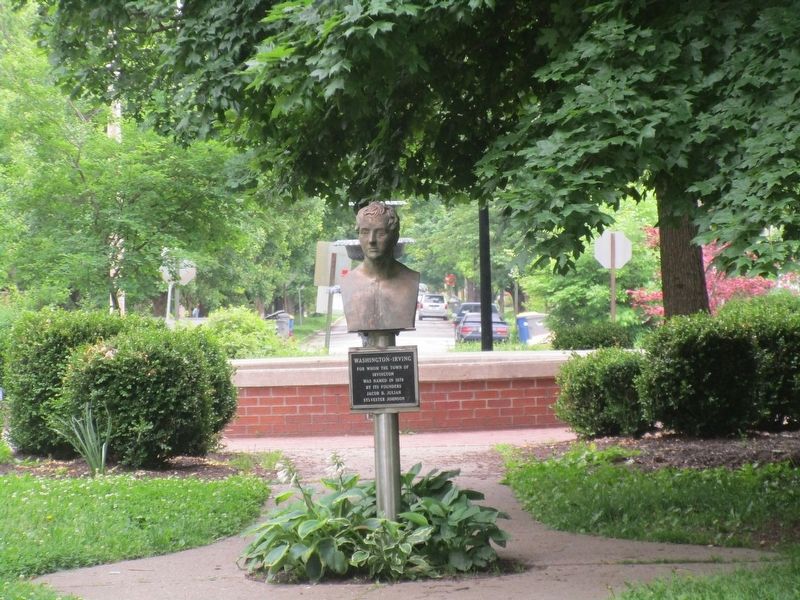 Washington Irving Marker. Click for full size. Washington Irving Marker image. Click for full size.