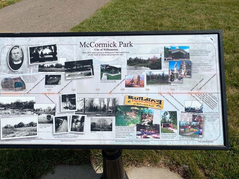 McCormick Park Marker image. Click for full size.