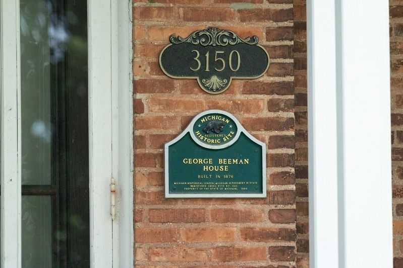 George Beeman House Marker image. Click for full size.