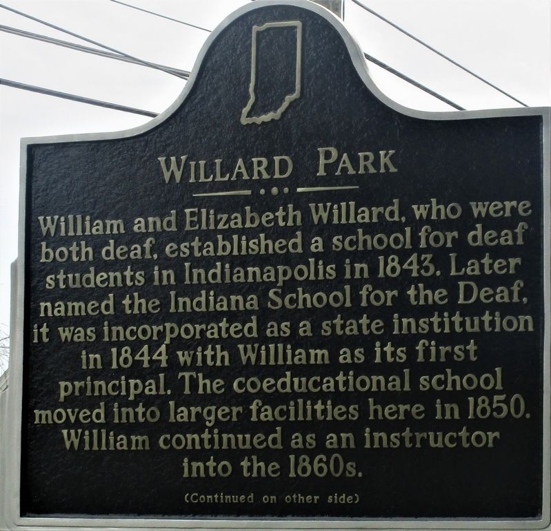 Willard Park Marker image. Click for full size.