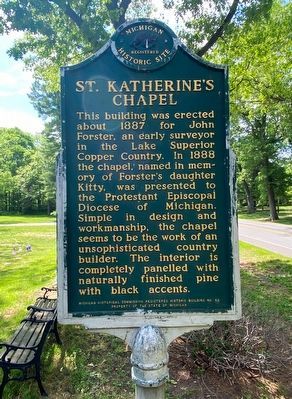 St. Katherine's Chapel Marker image. Click for full size.