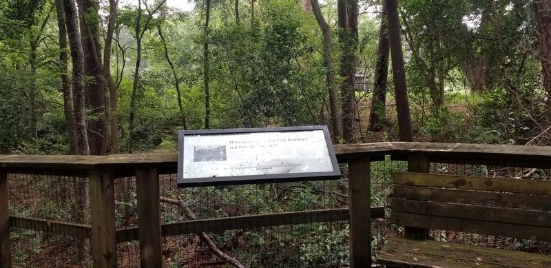 Who was Stationed at Fort Randolph Marker. Click for full size. Who was Stationed at Fort Randolph Marker image. Click for full size.