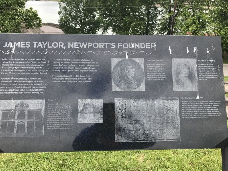 James Taylor, Newport's Founder Marker image. Click for full size.