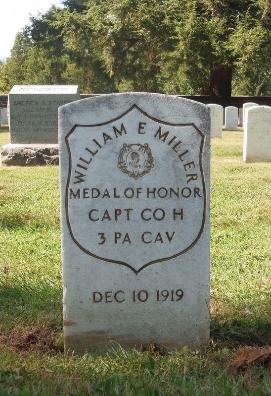 Grave of Captain William E. Miller image. Click for full size.