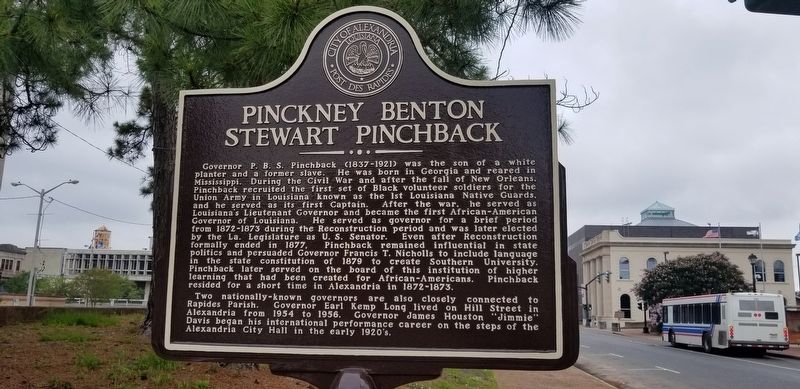 Pinckney Benton Stewart Pinchback Marker image. Click for full size.