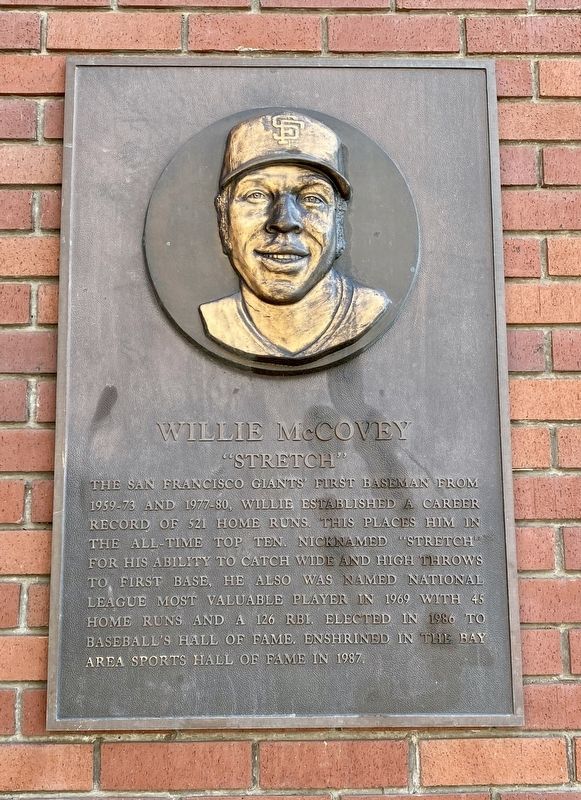 Willie McCovey Marker image. Click for full size.