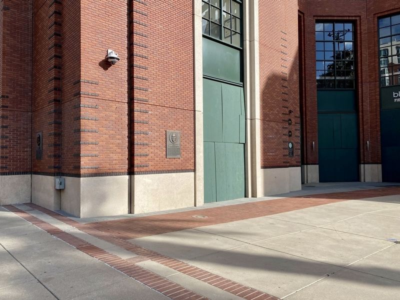 Willie Howard Mays, Jr. Marker - wide view image. Click for full size.