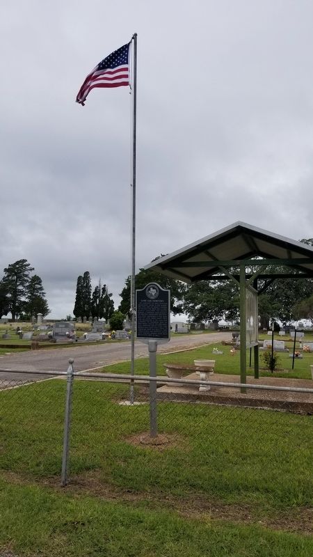 Lone Oak Cemetery and Marker image. Click for full size.