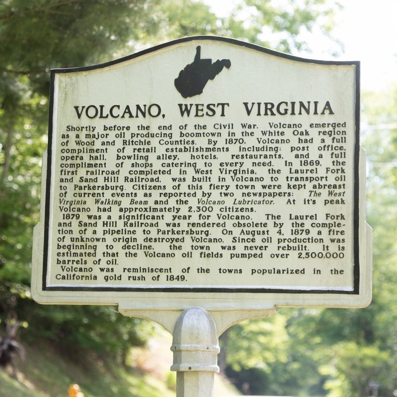 Volcano, West Virginia, Marker image. Click for full size.