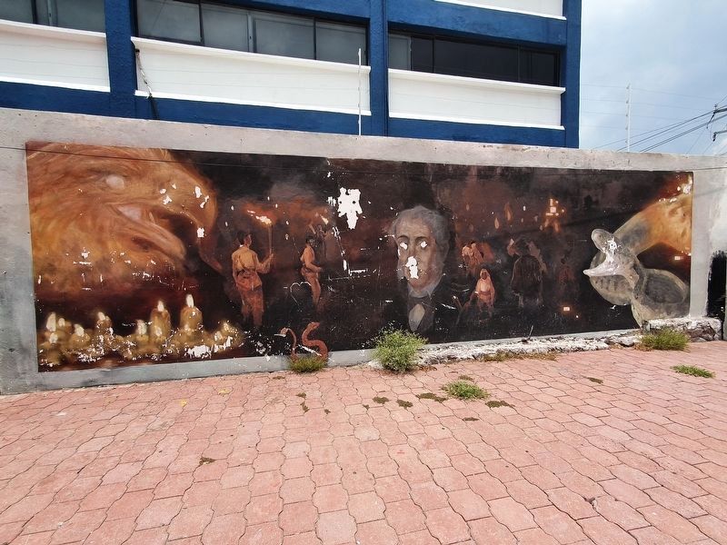 A nearby Epigmenio Gonzlez Flores mural image. Click for full size.