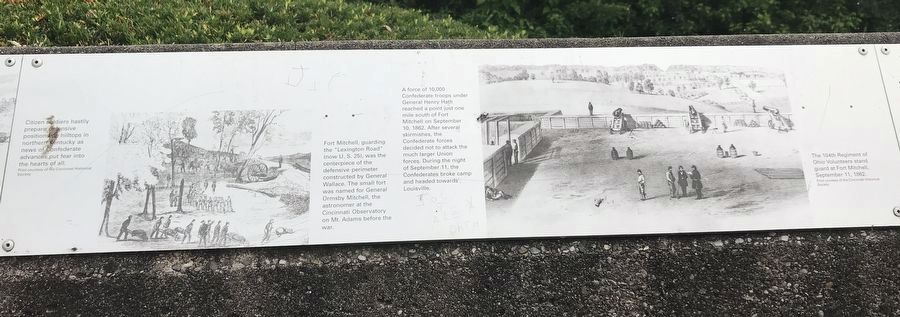 The Civil War in Northern Kentucky Marker (third panel) image. Click for full size.