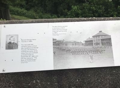 Fort Thomas Marker (second panel, partial) image. Click for full size.