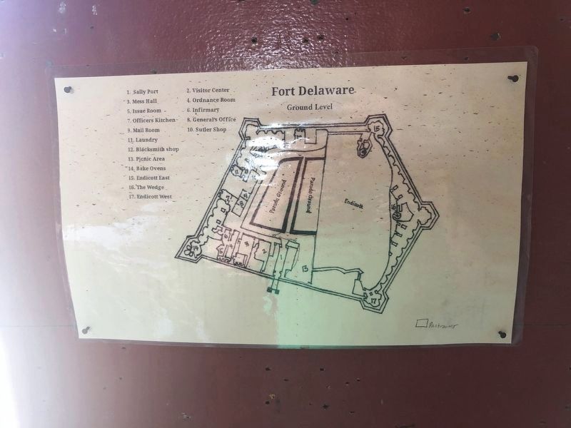 Nearby map of Fort Delaware image. Click for full size.