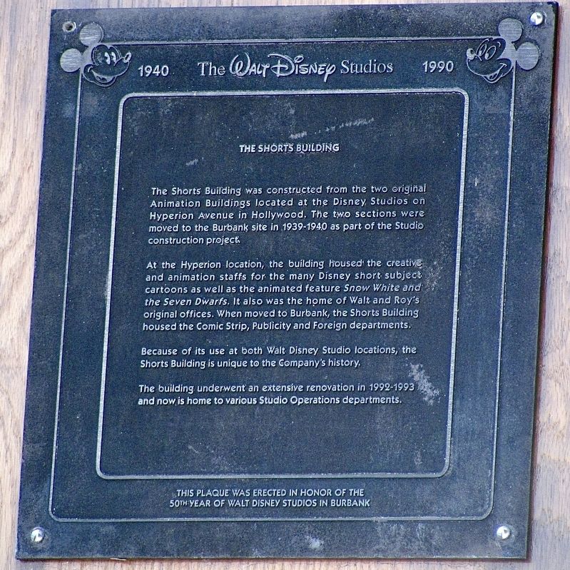 The Shorts Building Marker image. Click for full size.