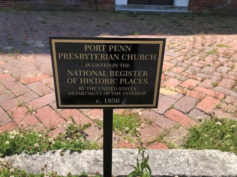 Port Penn Presbyterian Church Marker image. Click for more information.