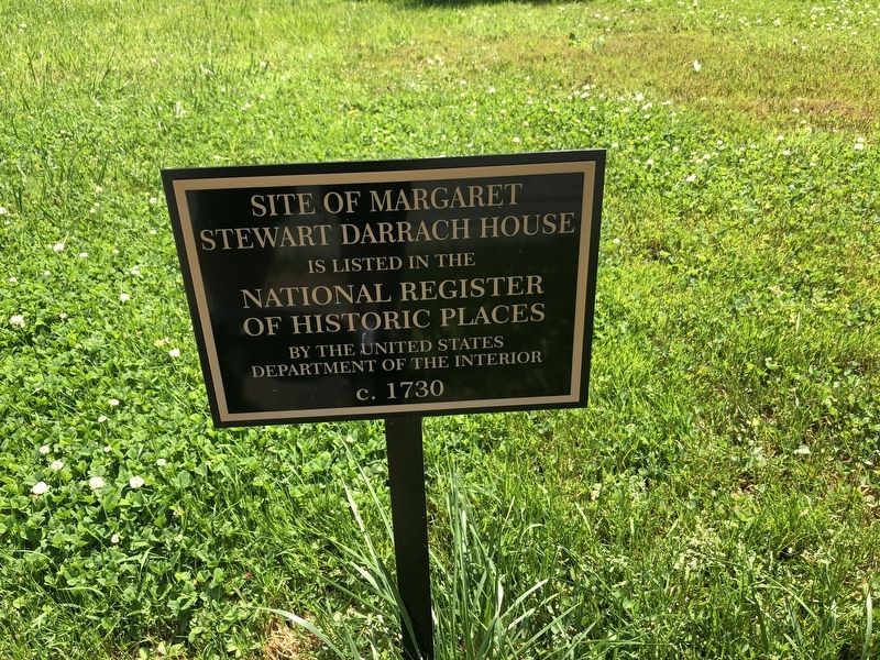 Site of Margaret Darrach House Marker image. Click for full size.