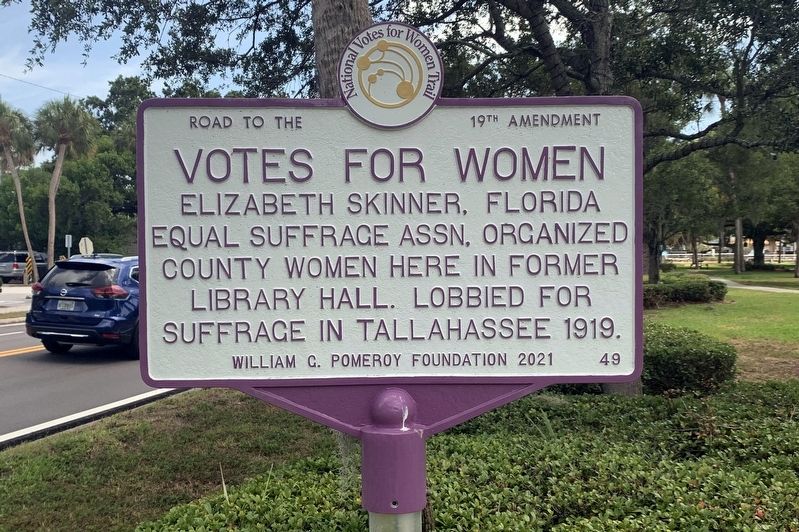 Votes For Women Marker image. Click for full size.