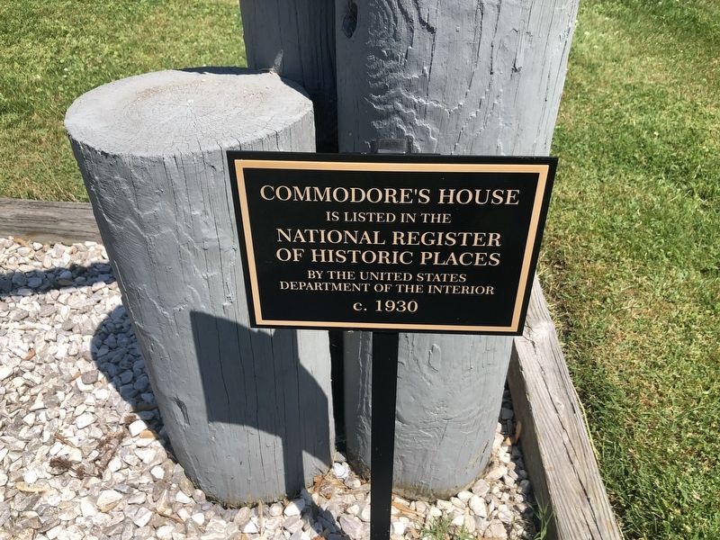 Commodore's House Marker image. Click for full size.
