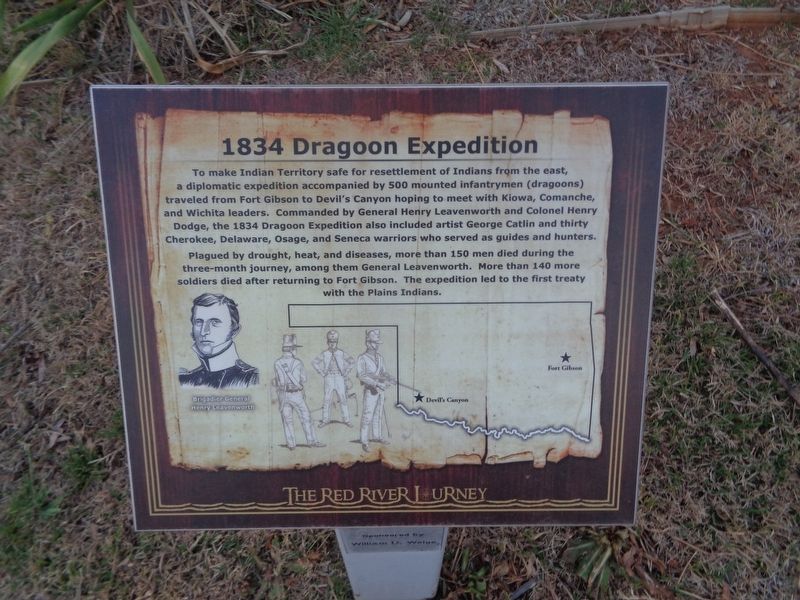 1834 Dragoon Expedition Marker image. Click for full size.