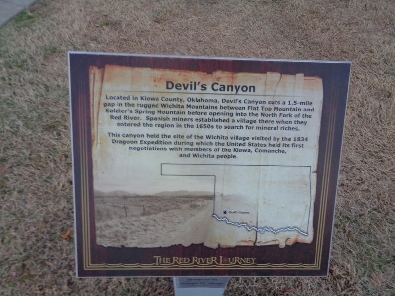 Devil's Canyon Marker image. Click for full size.