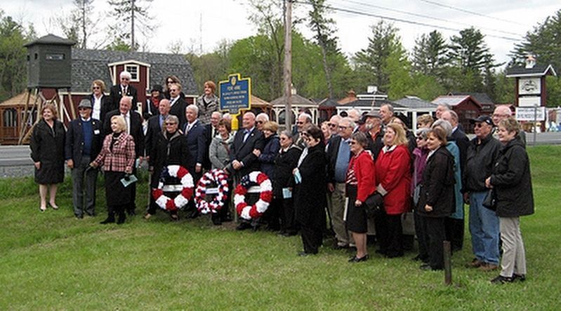 Fort Ann Historical Marker Dedication, May 9th, 2017 image. Click for more information.