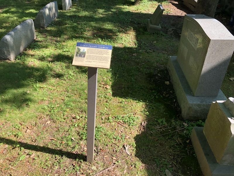 Old Swedes Church Marker image. Click for full size.