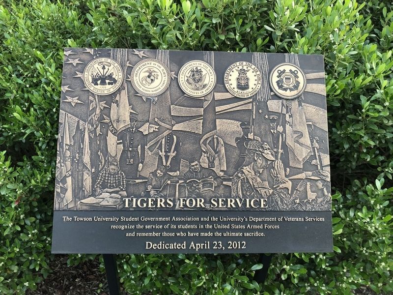 Tigers for Service Marker. Click for full size. Tigers for Service Marker image. Click for full size.