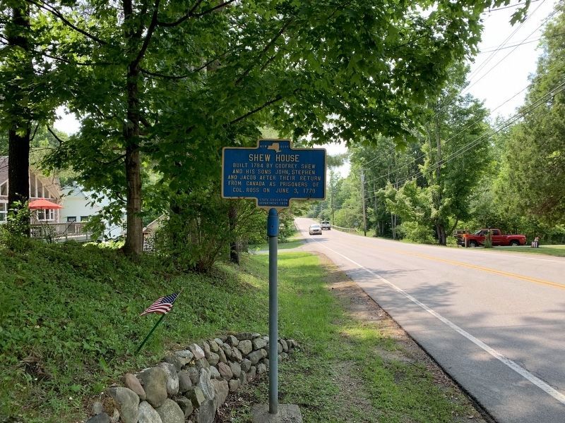Shew House Marker. Click for full size. Shew House Marker image. Click for full size.