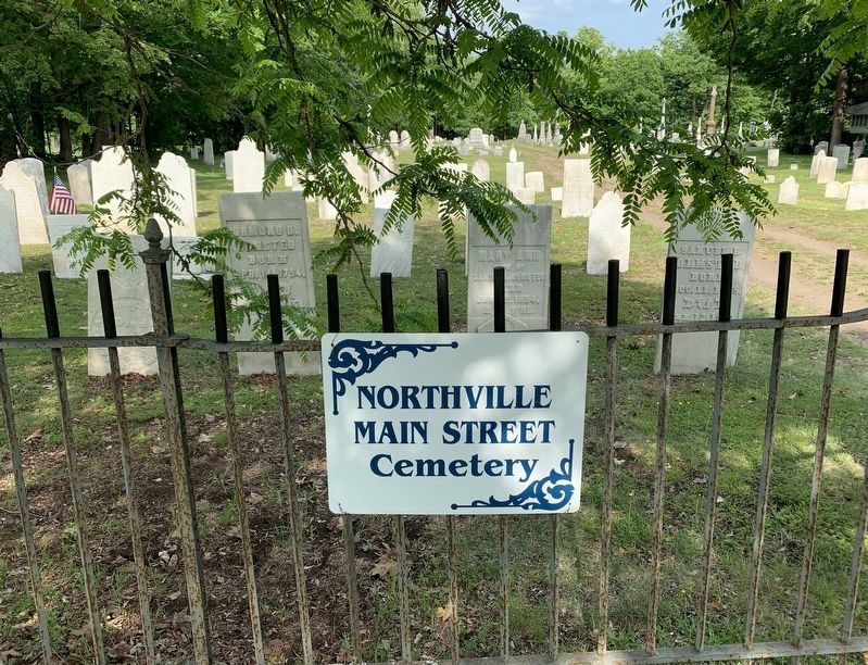 Early Cemetery In Northville image. Click for full size.