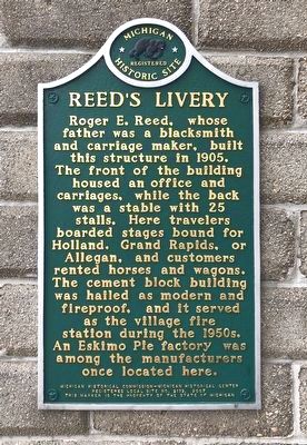 Reed's Livery Marker image. Click for full size.