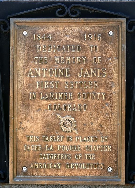 Marker Dedicated to the Memory of Antoine Janis. image. Click for full size.