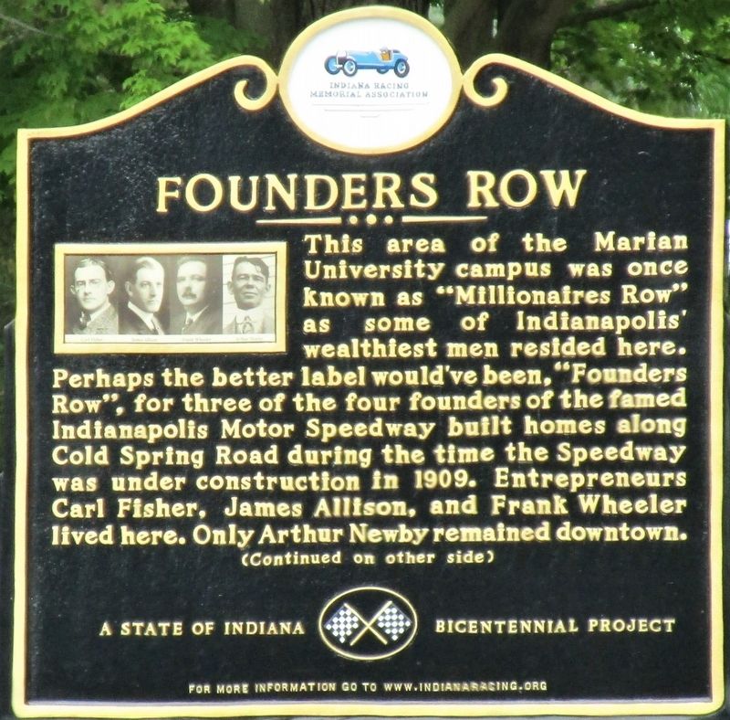 Founders Row Marker image. Click for full size.