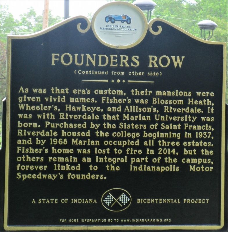 Founders Row Marker image. Click for full size.