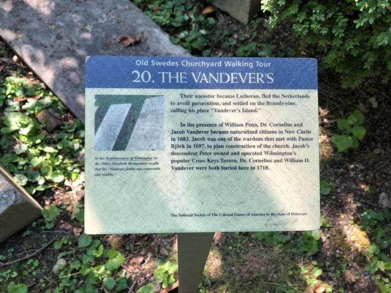The Vandever's Marker image. Click for full size.