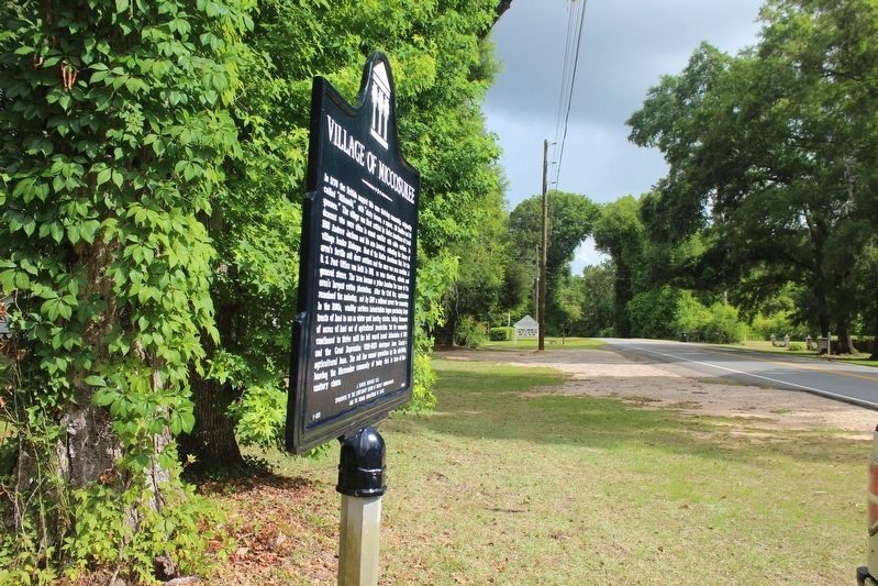 Village of Miccosukee Marker looking south image. Click for full size.