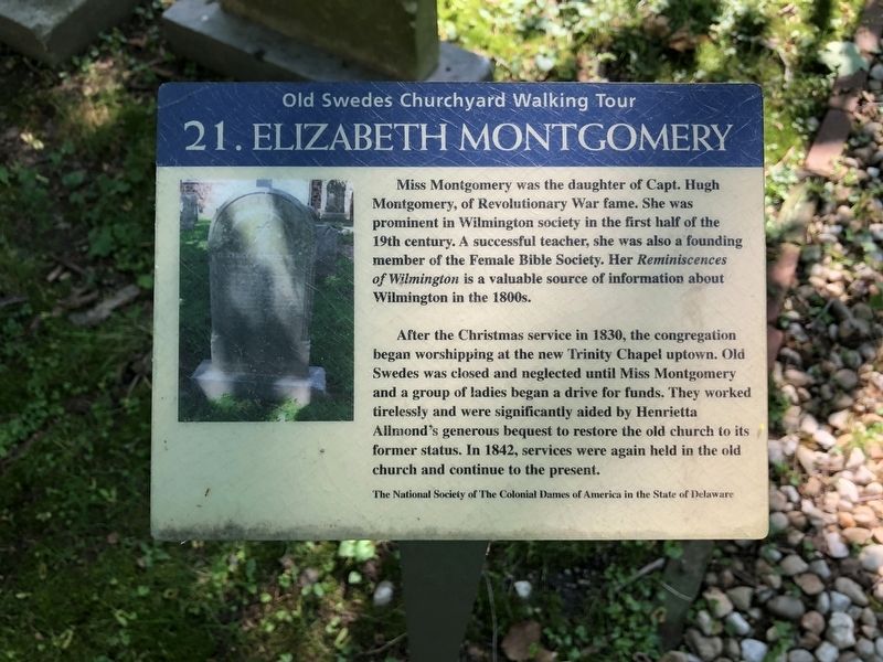 Elizabeth Montgomery Marker image. Click for full size.