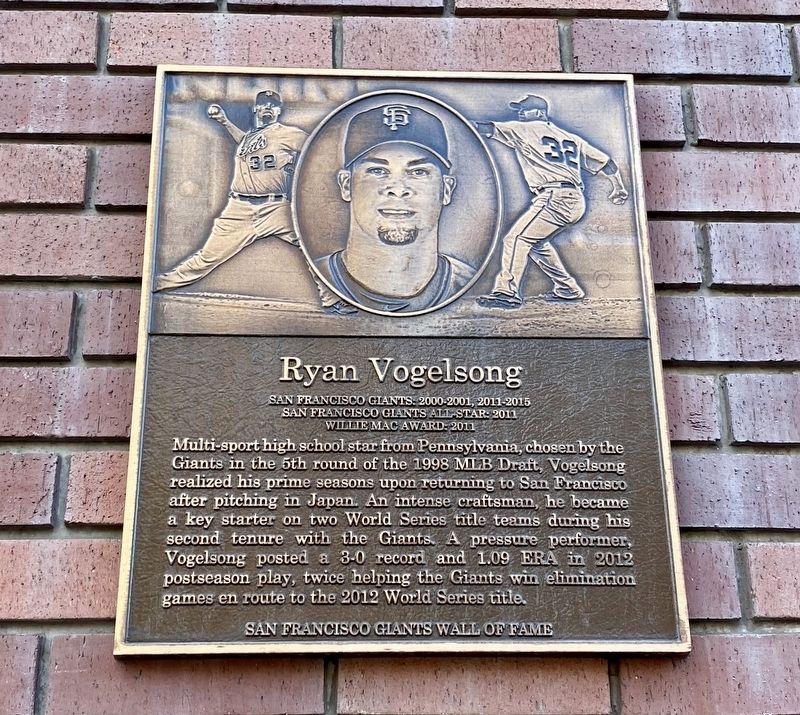Ryan Vogelsong Marker image. Click for full size.