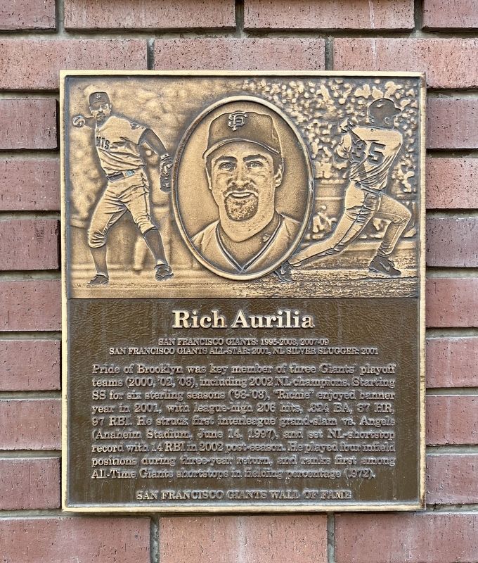 Rich Aurilia Marker image. Click for full size.