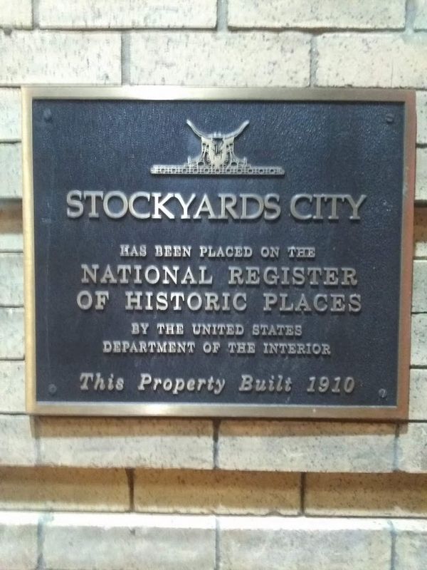 Stockyards City Marker. Click for full size. Stockyards City Marker image. Click for full size.