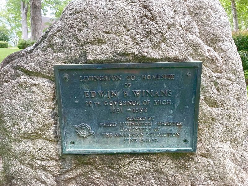 Homeside of Edwin B. Winans Marker image. Click for full size.