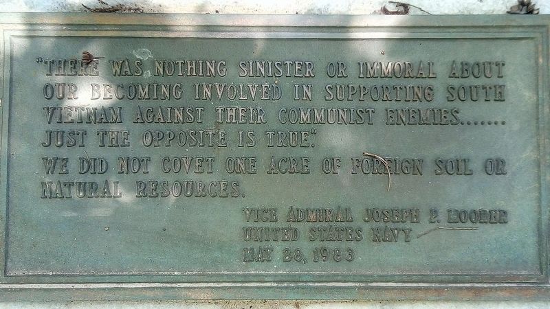 Vietnam Veteran Park Marker. Click for full size. Vietnam Veteran Park Marker image. Click for full size.