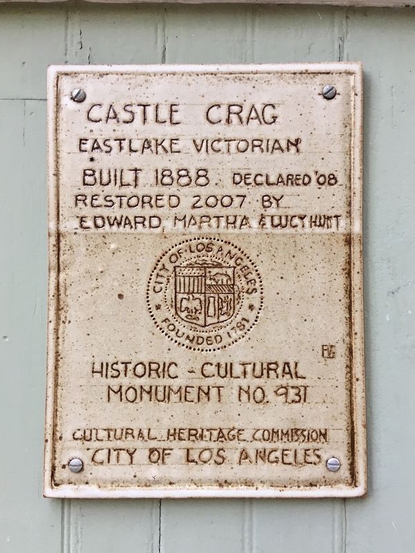 Castle Crag Marker. Click for full size. Castle Crag Marker image. Click for full size.