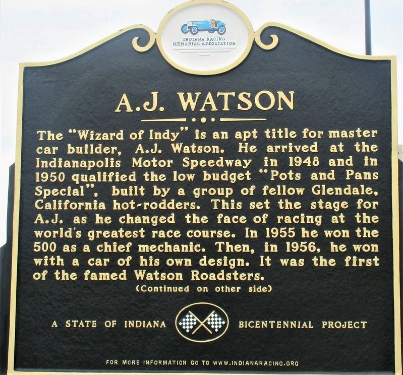 A.J. Watson Marker image. Click for full size.