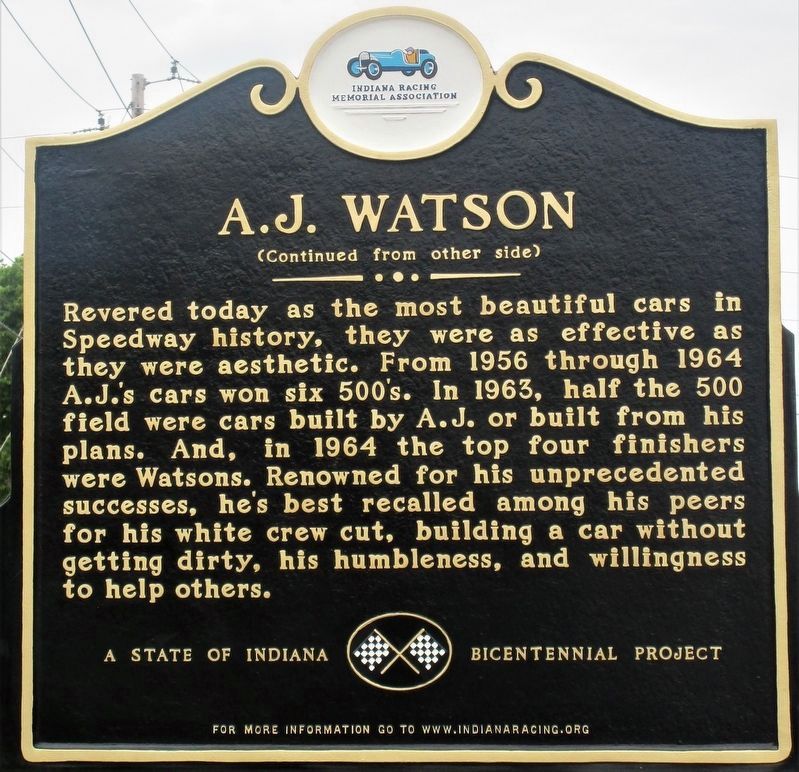 A.J. Watson Marker image. Click for full size.
