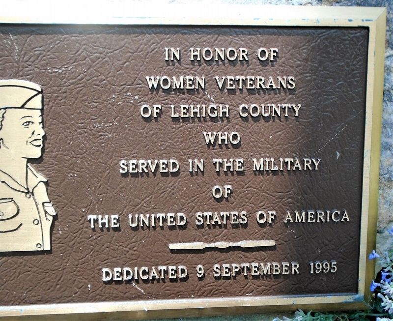 Women Veterans of Lehigh County Marker image. Click for full size.