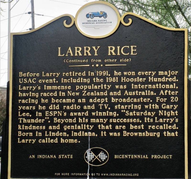 Larry Rice Marker image. Click for full size.