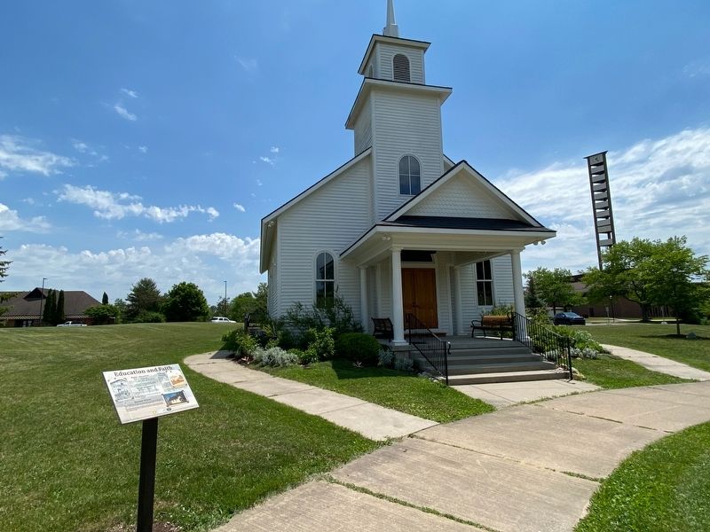 Education and Faith Marker image. Click for full size.